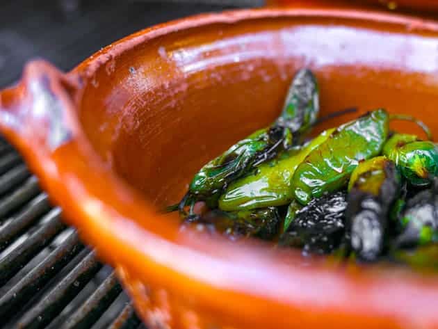 grilled chiles